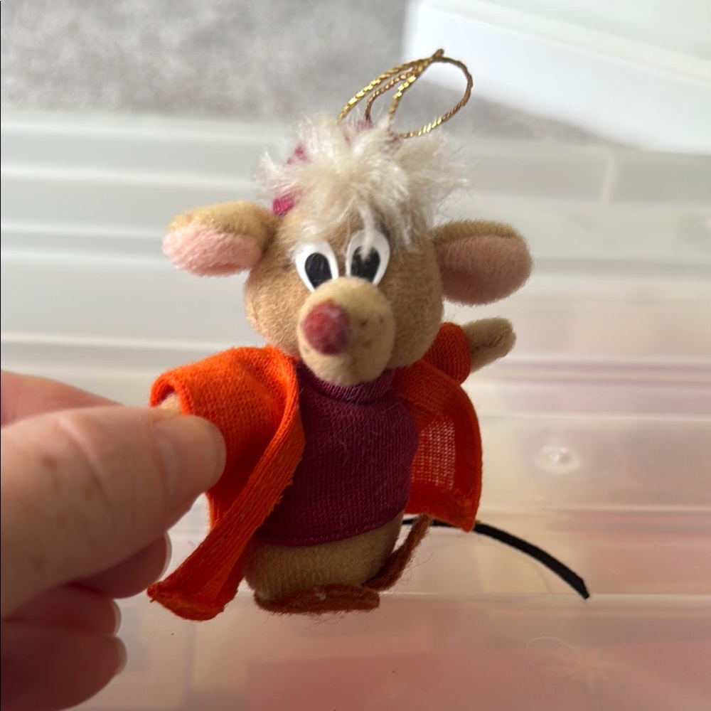 Plush Mouse Ornaments - Gus & Jaq - Picture 2 of 6